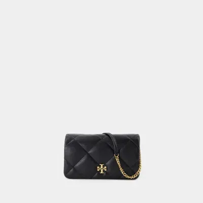 Tory Burch Kira Diamond Wallet On Chain In Black