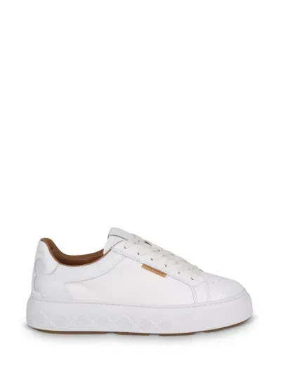 Tory Burch Ladybug Platform Sneakers In White