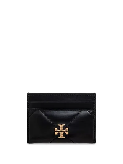 Tory Burch Logo-plaque Card Holder In Black