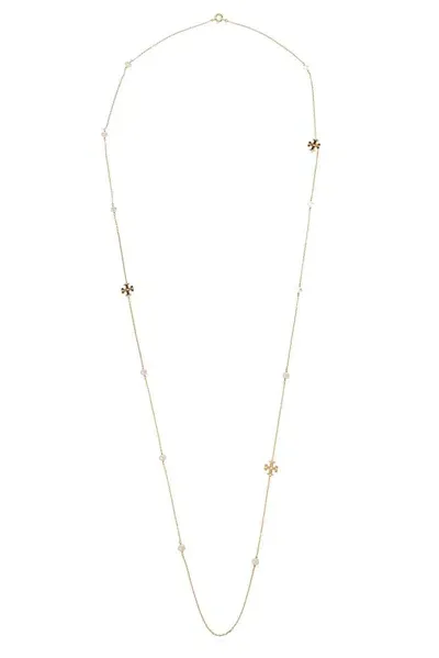 Tory Burch Long Kira Necklace In Gold