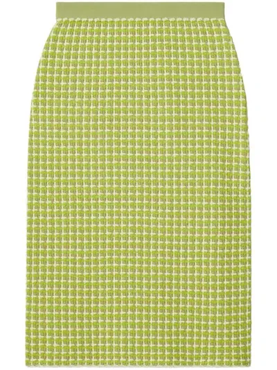 Tory Burch Midi Skirt In Green