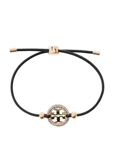 Tory Burch Black Logo Bracelet