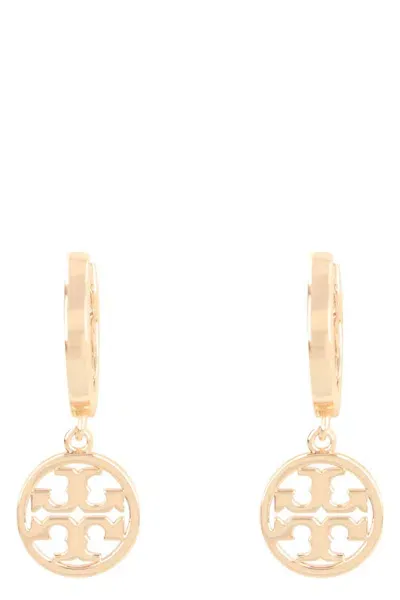 Tory Burch Miller Brass Earrings In Gold