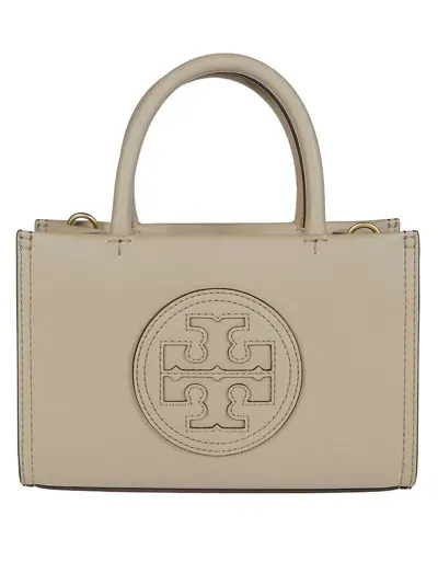 Tory Burch Open Top Mini Tote Bag In Beige