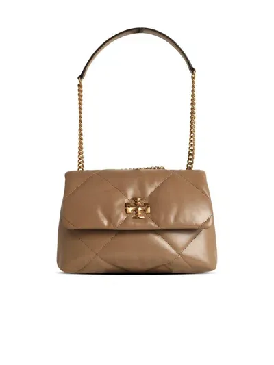 Tory Burch Picola  Crossbody Bag In Beige Leather