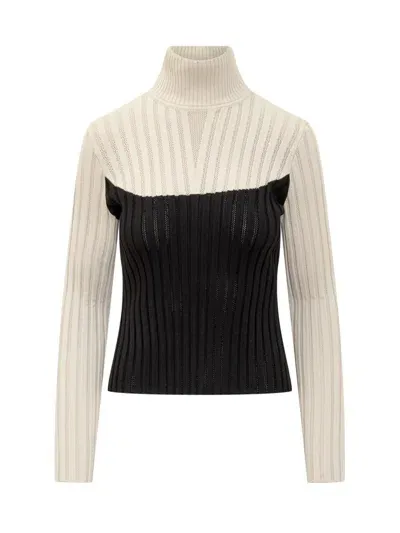 Tory Burch Viscose Sweater In Multi