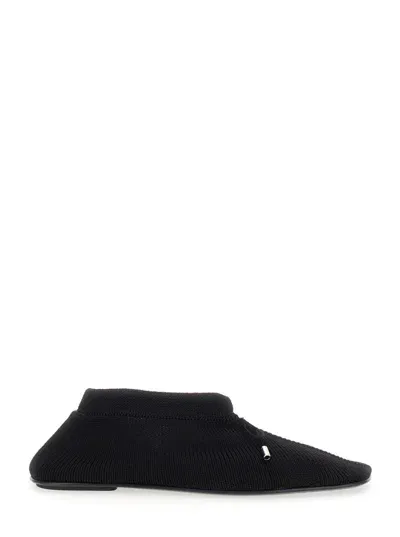 Totême Black Bow Ballet Flats