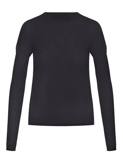 Totême Layered Knit Tee In Negro