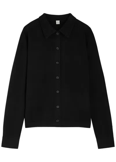 Totême Toteme Cashmere Cardigan In Black