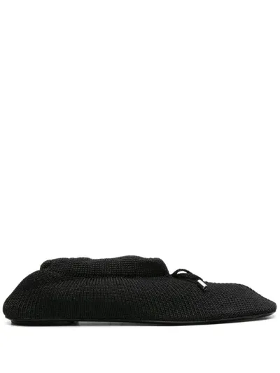 Totême Knitted Flats In Black