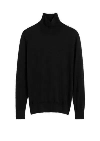 Totême Toteme High Neck Sweater In Black