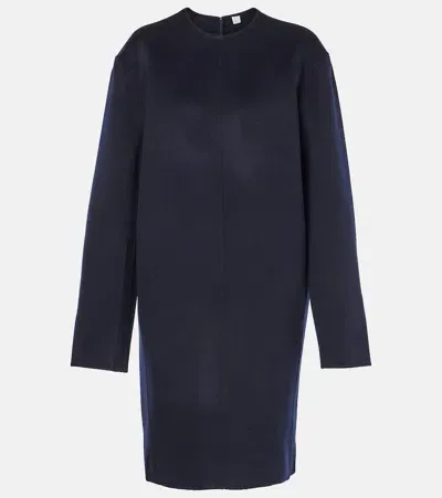 Totême Wool Midi Dress In Blue