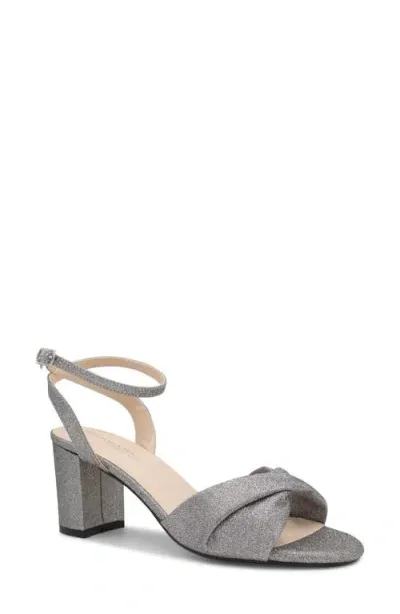 Touch Ups Hope Ankle Strap Sandal In Pewter