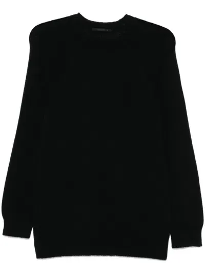 Transit Crew Neck Sweater In Schwarz