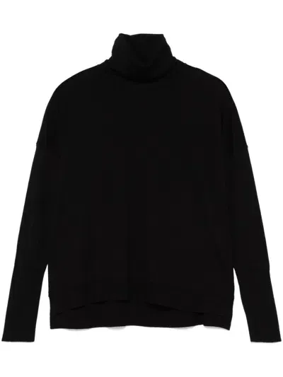 Transit Fine-knit Top In Black