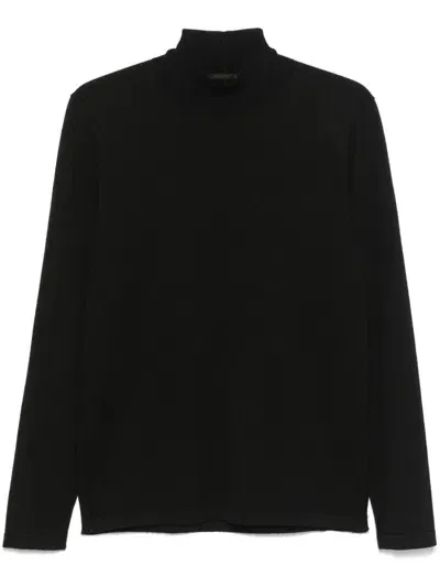 Transit Mock-neck Sweater In Black