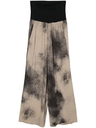 Transit Printed Trousers In Neutrals