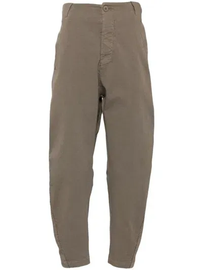 Transit Stitch Detail Trousers In Grey