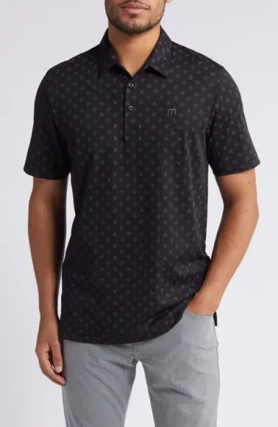 Travismathew Final Answer Polo In Black