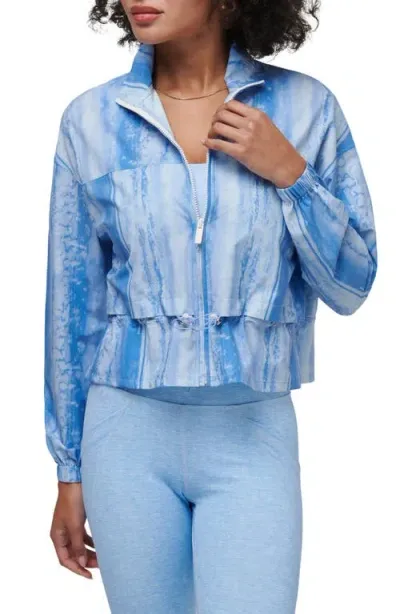 Travismathew Girls' Weekend Blouson Jacket In Cornflower Blue Multi