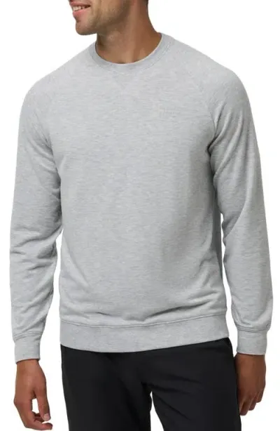 Travismathew Gulf City Long Sleeve T-shirt In Heather Grey