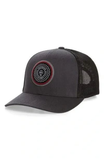 Travismathew The Patch Trucker Hat In Black