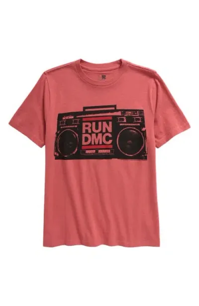 Treasure & Bond Kids' Cotton Graphic T-shirt In Red Mineral Run Dmc