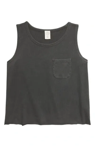 Treasure & Bond Kids' Muscle Tee In Black Raven