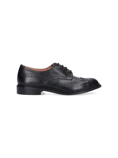 Tricker's 'bourton' Derby Shoes In Black