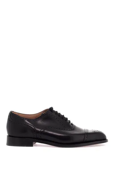 Tricker's Stringate Oxford Kensington In Black