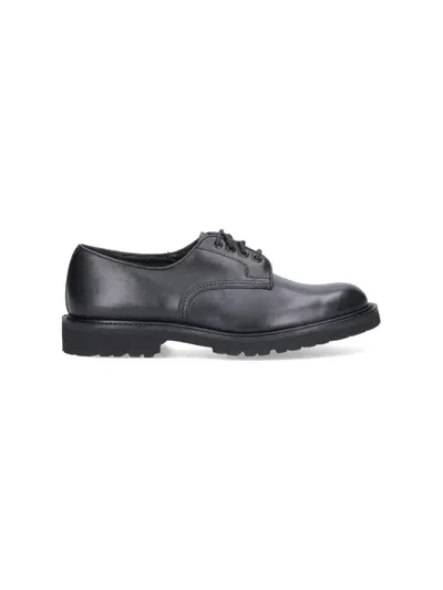 Tricker's Woodstock Derby Shoes In Black