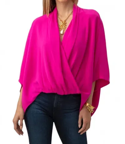 Trina Turk Concourse Top In Sunset Pink