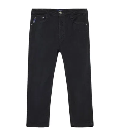 Trotters Kids' Stretch-cotton Jake Jeans In Navy