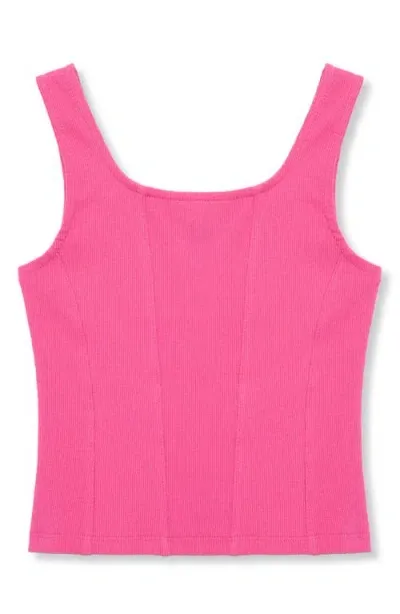 Truce Kids' Seam Front Tank In Pink