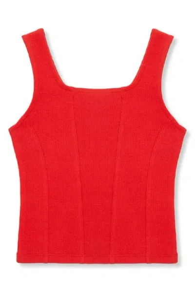 Truce Kids' Seam Front Tank In Red