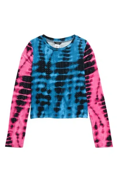 Truce Kids' Tie Dye Long Sleeve T-shirt In Multi