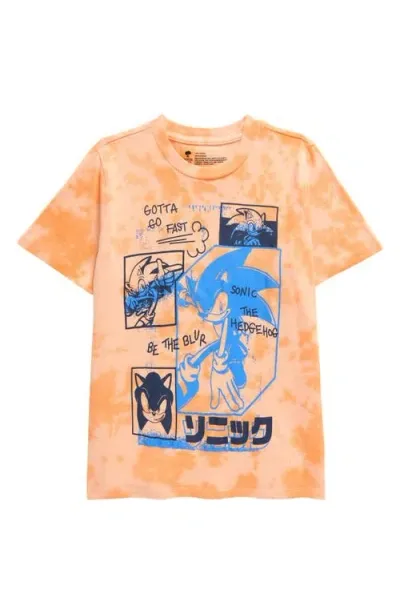 Tucker + Tate Kids' Cotton Graphic T-shirt In Coral Pizazz Sonic