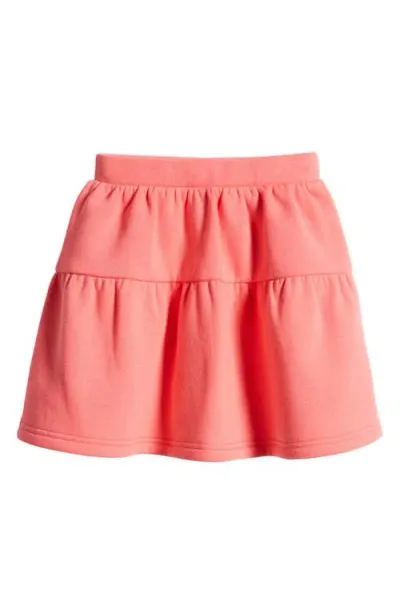 Tucker + Tate Kids' Tiered Knit Skort In Coral Paradise