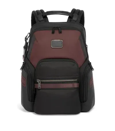 Tumi Alpha Bravo Business Navigation Backpack In Red