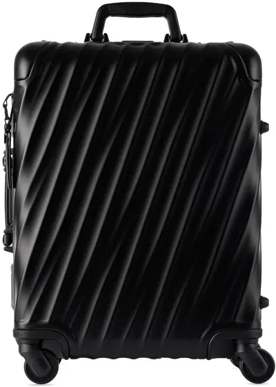 Tumi Black 19 Degree Aluminium Continental Carry-on Suitcase In Matte Black