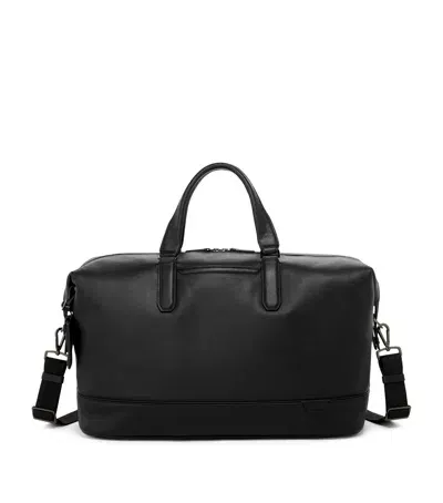 Tumi Leather Harrison Duffle Bag In Black