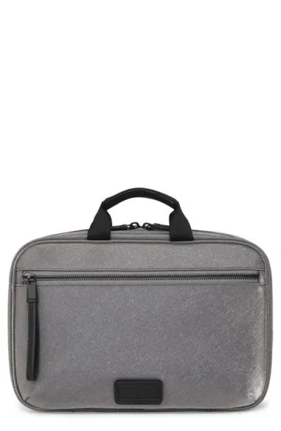 Tumi Madeline Nylon Cosmetics Bag In Silver Sky