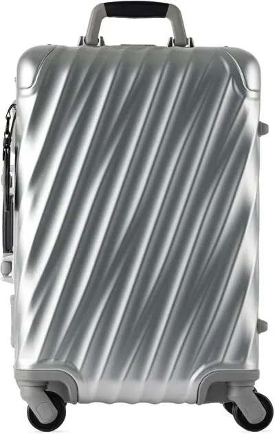 Tumi Silver 19 Degree Aluminium International Carry-on Suitcase