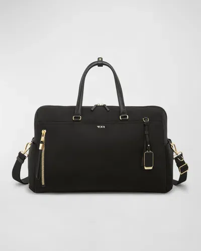 Tumi Venice Duffel Bag In Black/gold