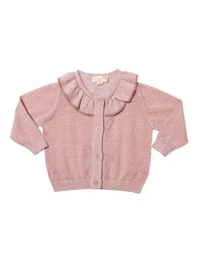 Tutu Du Monde Babies' Star Sparkle Cardigan In Pink