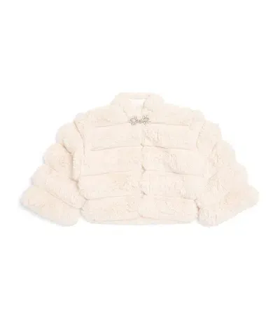 Tutu Du Monde Kids' Winter Wonderland Jacket In White