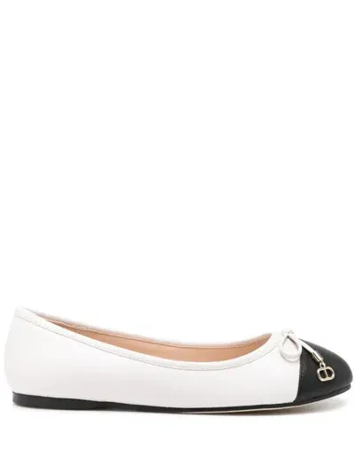 Twinset Ballerinas Mit Schleife In Black