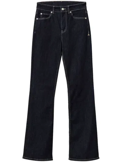 Twinset Five-pocket Flared Jeans In Blue