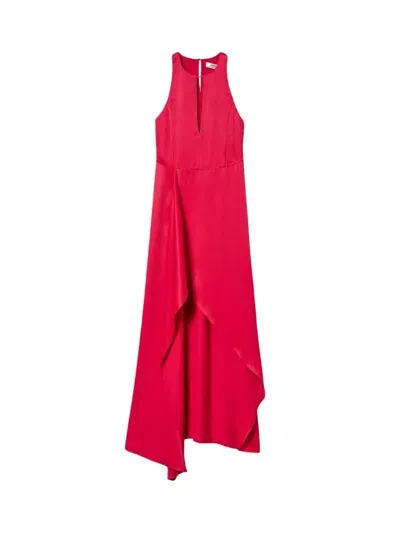 Pre-owned Twinset Kleid  Lang, Farbe Fuchsie, Modell 241tp2101 10802 In Rosa