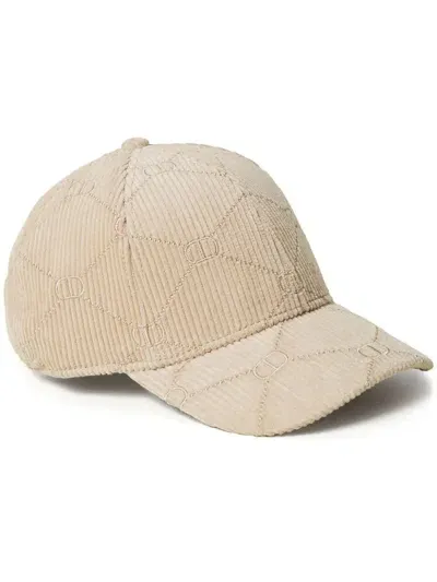 Twinset Logo Cap In Neutrals